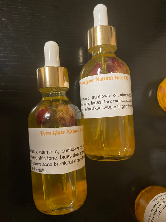Even Glow vitamin c & tumeric natural face serum